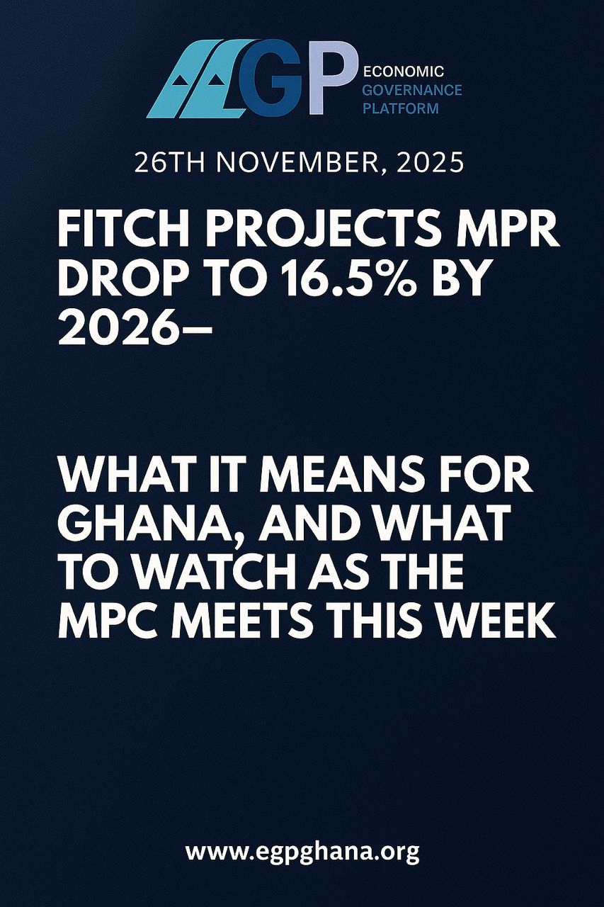 Fitch Projects MPR Drop to 16.5% by 2026; What It Means for Ghana
